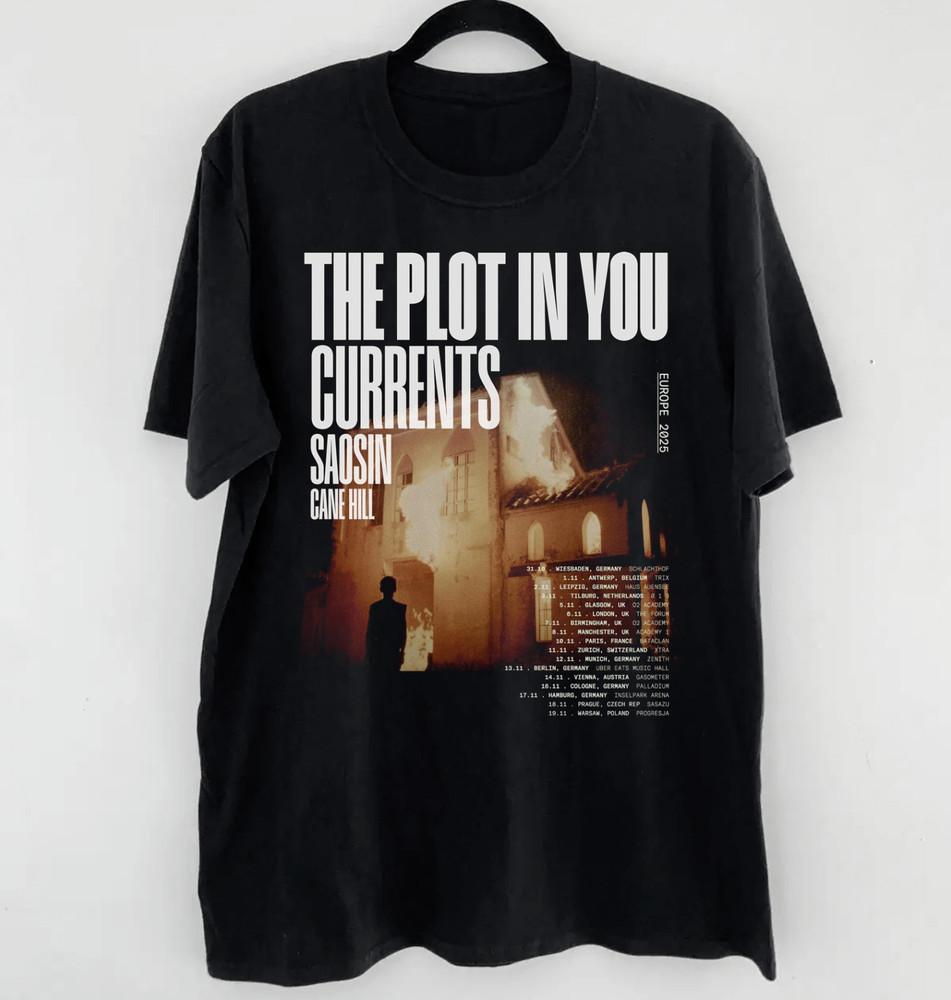 

The Plot in You Europe 2025 Tour Shirt Black Unisex S-5XL ND1274 Unisex T-Shirt S