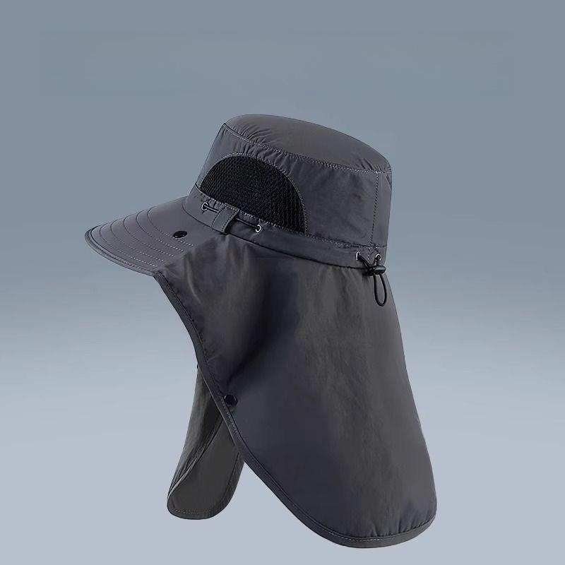 Spring and Summer Fishing Hat Outdoor Climbing Fishing Face and Neck Protection Integrated Sun Hat Sun Hat