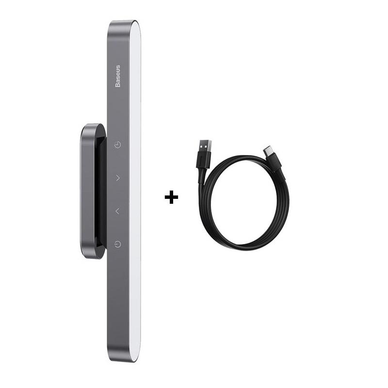 

Ночной светильник, подвесной магнитный светодиодный настольный светильник, плавная регулировка яркости, перезаряжаемый для шкафа, спальни, кухни