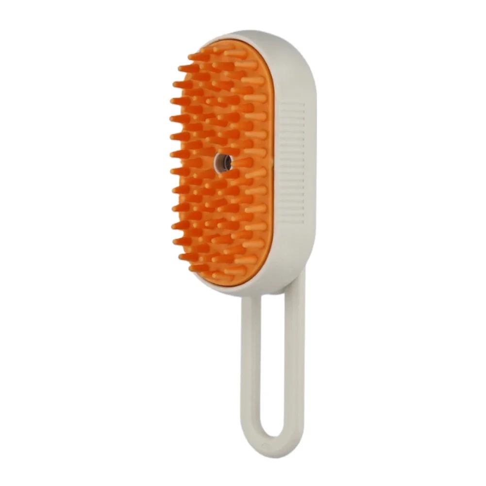 USB Rechargeable Cats Accessories Dog Grooming Things for Cats Steam Dog Brush Charged Pet Dogs Remove Tangles Loose Hair 3 In 1