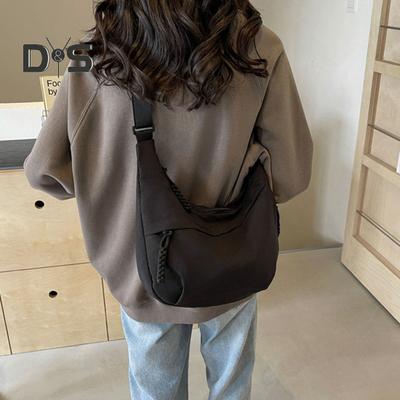 Bolso bandolera para mujer con correa ajustable, gran capacidad, cierre de cremallera, diseño multibolsillos, bandolera para uso diario.