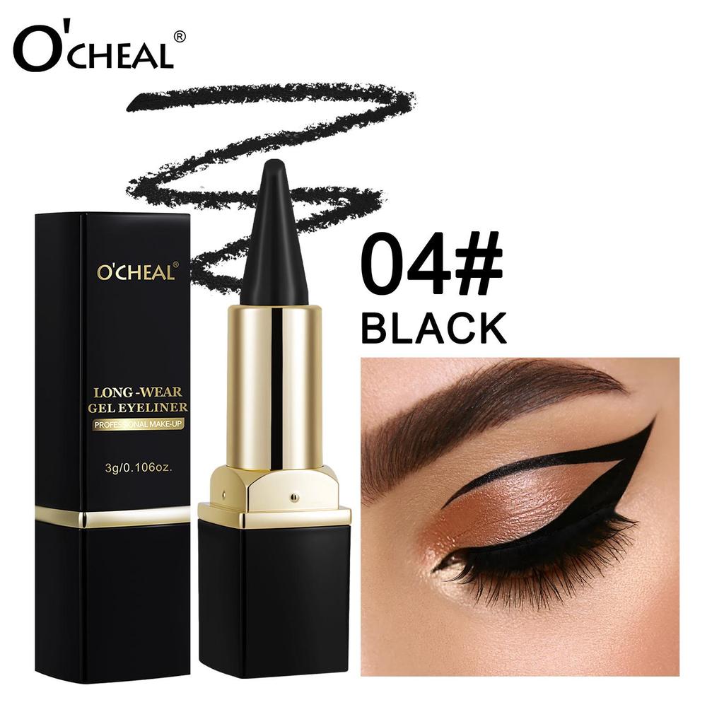 Oceana Matte Eyeliner Gel Pencil - Smooth, Non-Smudging, Creative Eye Makeup for Halloween & Stage