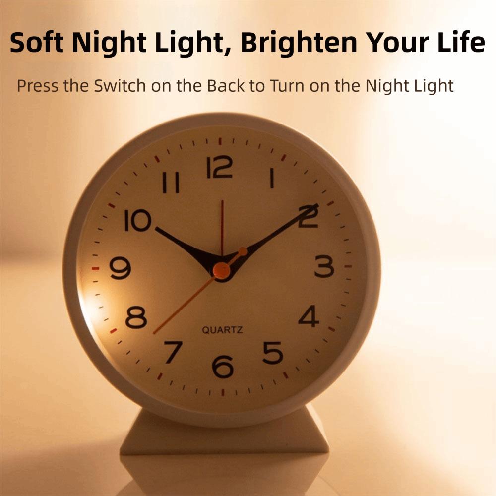 Simple Children's Alarm Clock Night Light Time Planning Clock Desk Clock Desk Decoration