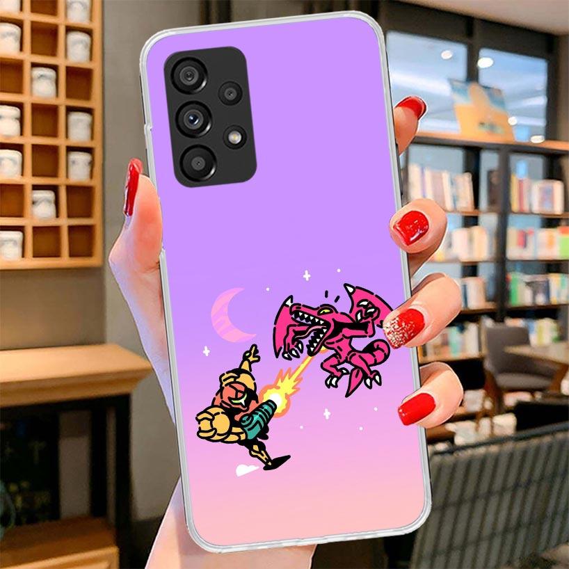 Game M-Metroids Phone Case For Samsung Galaxy A12 A22 A32 A52 A72 A02S Phone Case Note 20 Ultra 10 S10 Plus A51 A71 A50S A20S A1