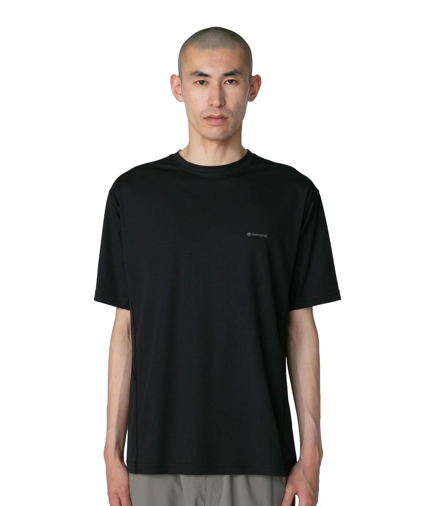 Snow Peak Pe Power Dry size perfect for and outdoor activities T-Shirt, MBLACKTS-25SU005, festivals, camping,