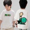 One Piece Cute Chibi Character Print Cotton TShirt Men Women Kids Family Clothes 2026 Summer ShortSleeve Casual Tee Tops