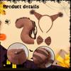 Animal Tail Costume Kit Cosplay Dress up Headwear Headband for Christmas Holiday