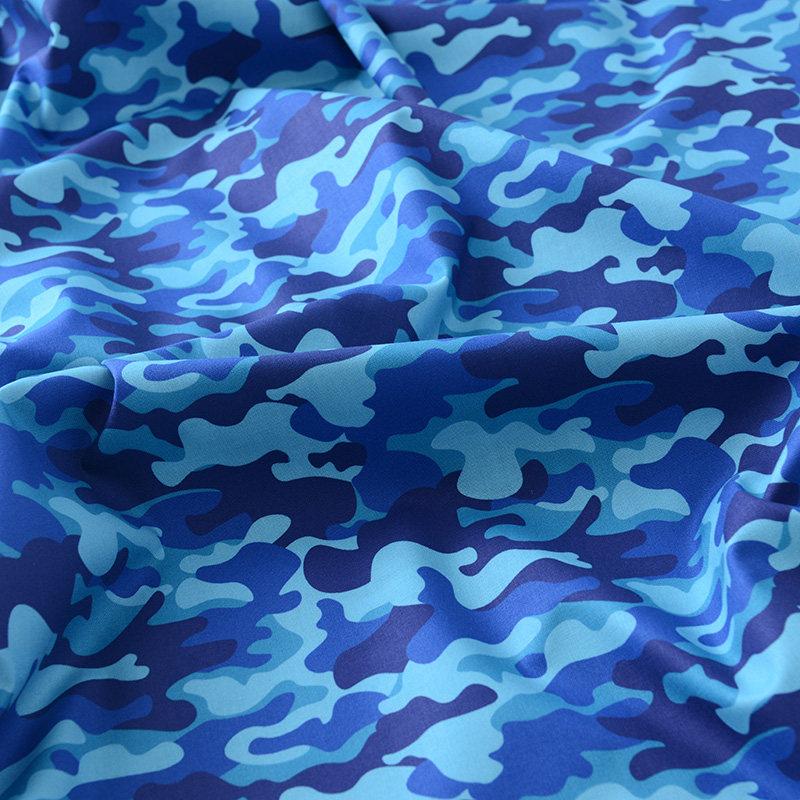 Camouflage Cotton Fabric for DIY Sewing Needlework Clothes Short Sleeve Pants Sewing Desert Ocean Forest Printed Textile Cloth