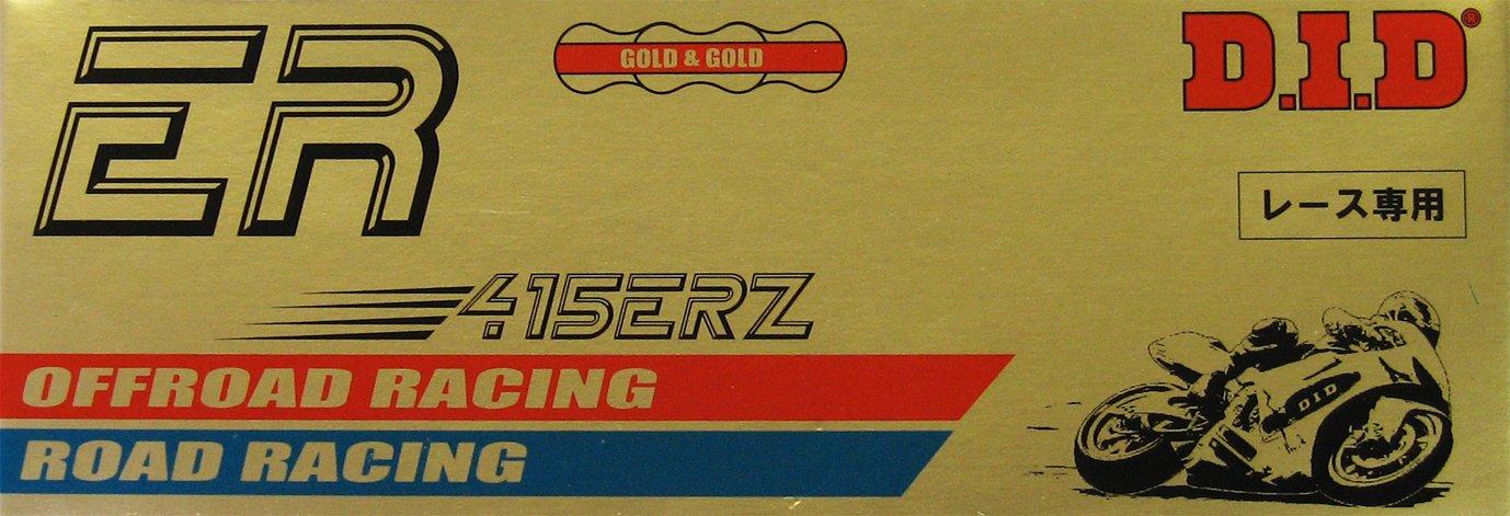 

D.I.D 415ERZ-130ZB G&G (Gold) Motorcycle Chain, Includes Caulking Joints, SDH Pin Processing, For Motorcycles 130 links