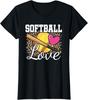 Softball Love Cute Softball Lover Women T-Shirt