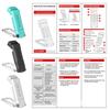 Portable USB Rechargeable Mini LED Book Light Clip with Eye Protection