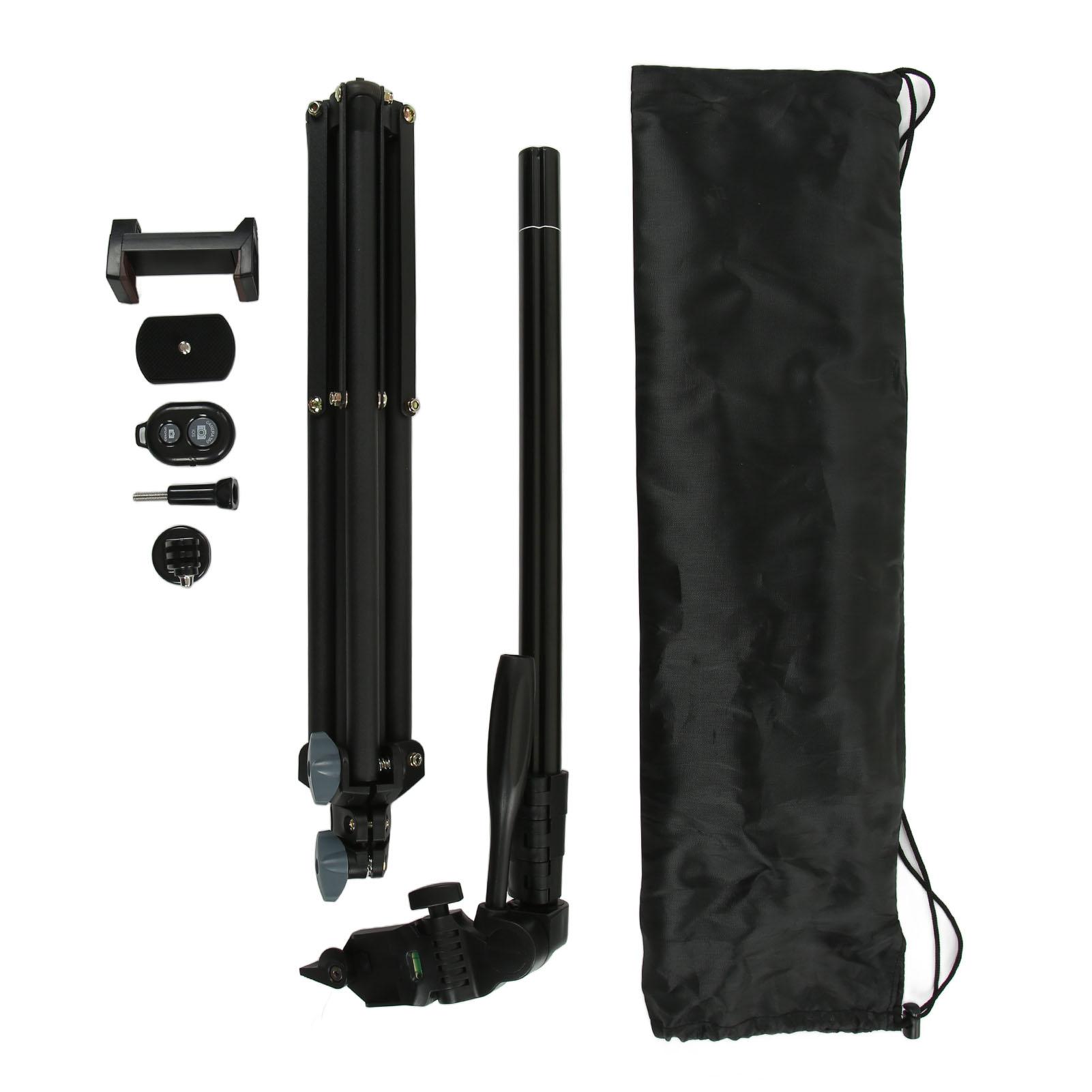 

2 in 1 Cell Phone Selfie Stick Tripod Integrated Wireless Remote 4 Stage Smartphone Tripod Stand