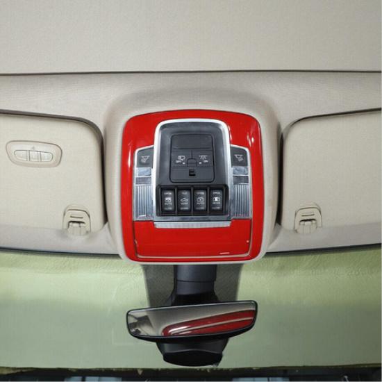 For 2019-2024 Dodge Ram 3500/2500/1500 Red Roof Reading Lamp Light Cover Trim 2P