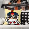Spicy Funny Cartoon B-Buldak R-Ramen  Pillow Case Office Cushions Suitable For Sofa Car Bedroom Decorative Cushion Cover