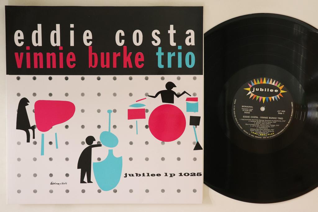 LP Record EDDIE COSTA VINNIE BURKE  Eddie Costa Vinnie Burke Trio JLP1025 JUBILEE 1986 Spain Jazz Used