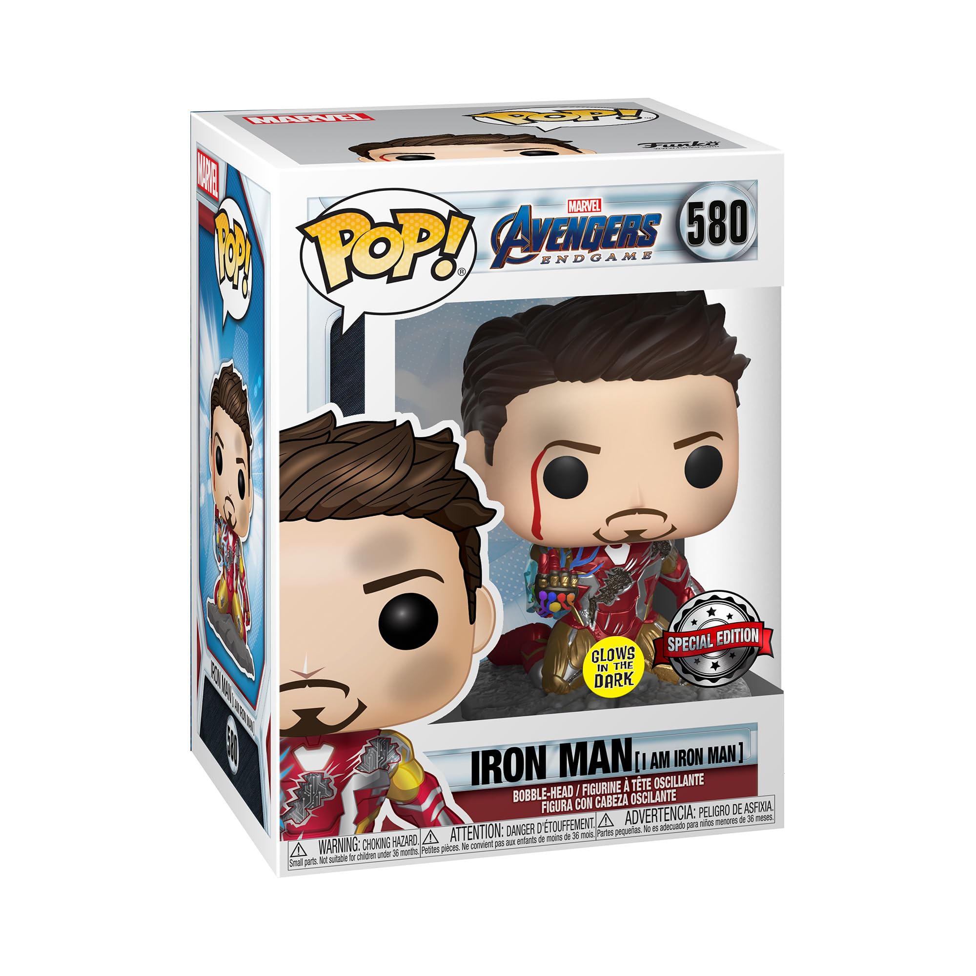 

Funko I Am Iron Man Deluxe Vinyl Figure Pop! Avengers Endgame чёрный