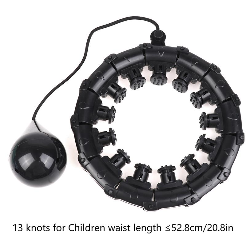 Weighted Fit Exercise Circle Infinity Fitness Hoop With Detachable Knots For Adults Children Weight Loss And Exercise
