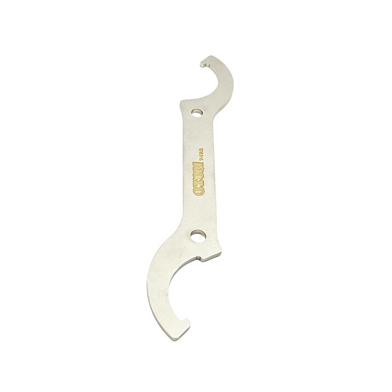 Otom Motorcycle Wrench Rear Shock Absorber Adjustment Tools Universal C Hook Stainless Steel Regulation Spanner
