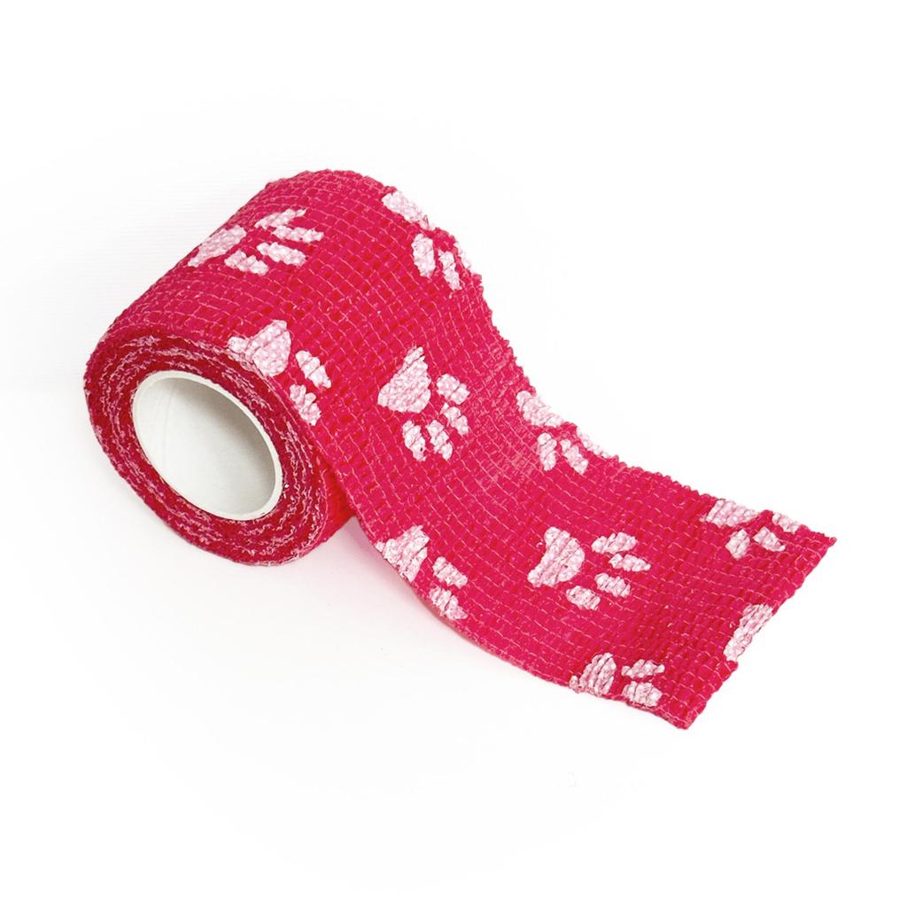 Self-Adhesive Elastic Pet Bandage & Disposable Dog Boots Combination
