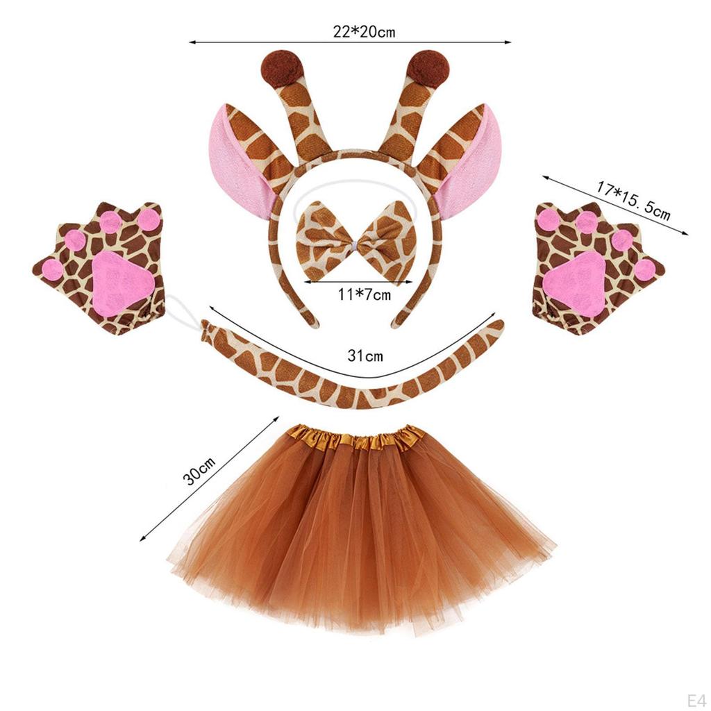 Animal Giraffe Costume Cosplay Cartoon Decorative Props for Performance Dress Up