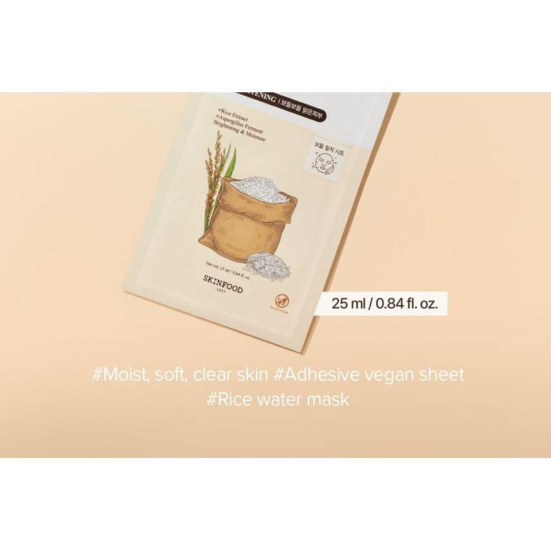 SKINFOOD - Rice Brightening Mask Set