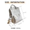 YasYouRi Pastel School Town High School Korean Charm Included Women's Backpack, Colors, Tablet/PC Compatible, Lightweight, Cute, Water-Repellent, Bag,