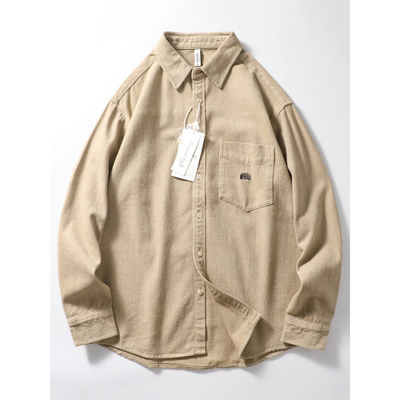 Japanese-Style Retro Long Sleeves Export Thickened Leisure Cargo