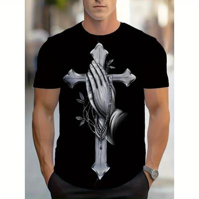 Men's Cotton Large Size Short-sleeved T-shirt Tshirts Oversized Christmas T Shirts Tshirts for Men Clearance