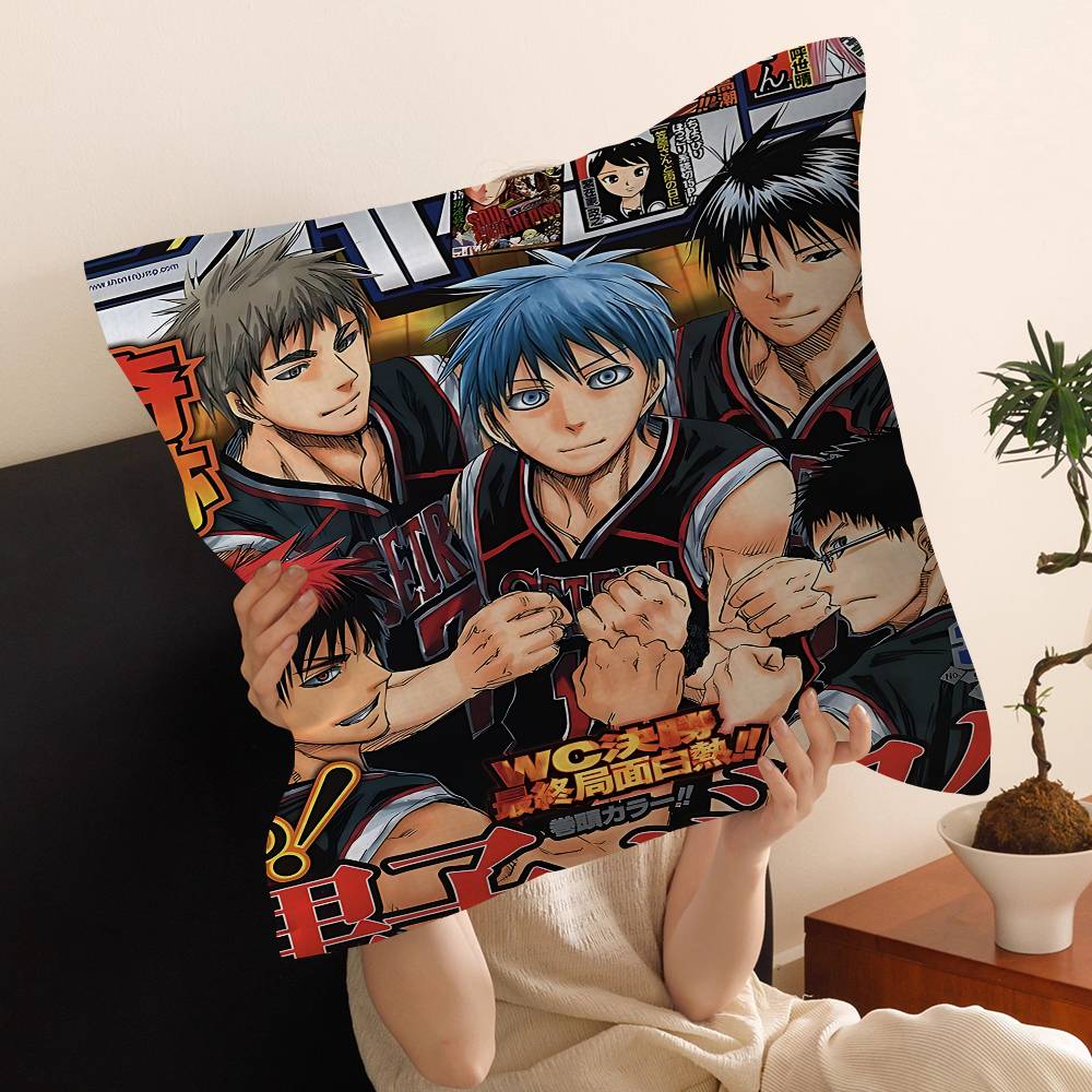Anime Kuroko's Basketball Kissenbezug Toon Geschenk Kissenhülle Schlafzimmer Zuhause Sofa Stuhl Sitz Dekor Kissenhülle
