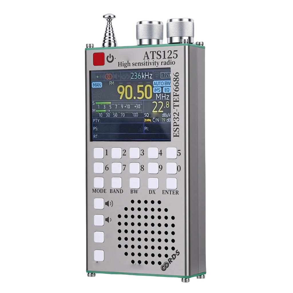 FM Radio High Sensitivity Bluetooth Radio with Automotive Chip 2.4 Inch LCD Touchscreen Extended Antennae Numeric