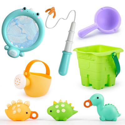 Bacolos Wasserbecken Badespielzeug für Kinder Alter und Enthält eine Gießkanne Angeln und Weiche Wasserspielzeuge mit Aufbewahrung Spielzeug, & 2, 3, 4, 5. Dose, Brunnen,