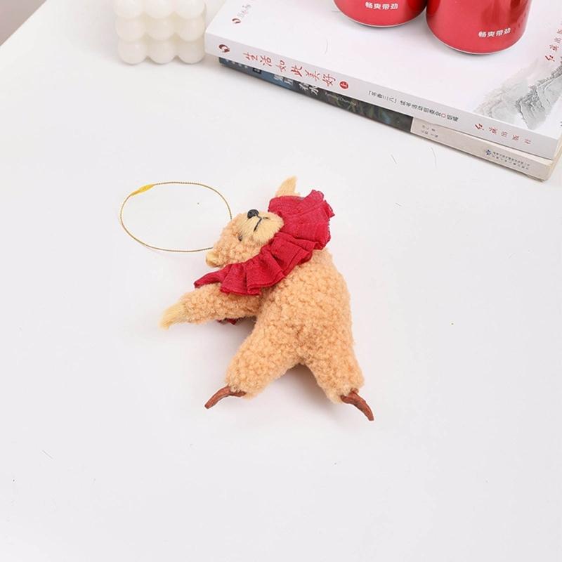 Charming Room Decor Car Pendant Plush Material Great for Room Key Bag Decoration