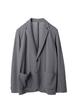 SHIPS Any Machine Summer Knit 2025 Charcoal Size S Knit, Washable, Jacket, Men's, Spring/Summer, Gray, (712910003)