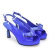 Italian Rhinestone Peep Toe High Heels & Evening Bag Set