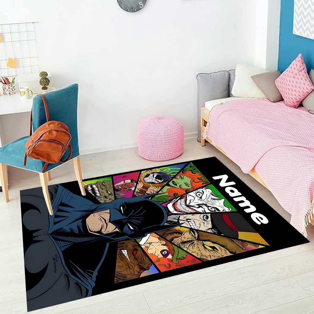 Warner Bros. Film (17) Personalizza il tuo tappeto con nome, cuscino per sedia da ufficio, regalo per camera da letto, soggiorno di casa.