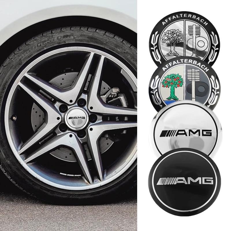 GLC GLB 4ks 56mm Samolepka emblému středového krytu kola auta Pro Mercedes Benz AMG GLE GLS CLS GLC CLA GLA GLK ML C197 R231 W167 W247