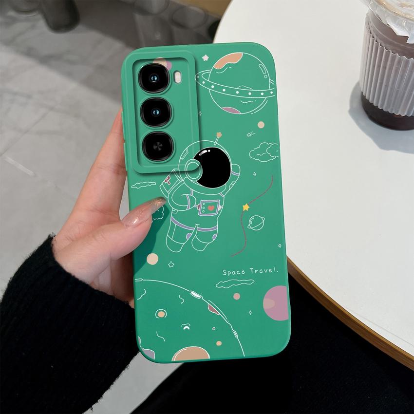 Cover Per itel City 100 C671L 6.75 pollici Custodie per Telefono Moda Fantasia Orsetto Orsetto Morbido Silicone Liquido Antipolvere Custodia Protettiva
