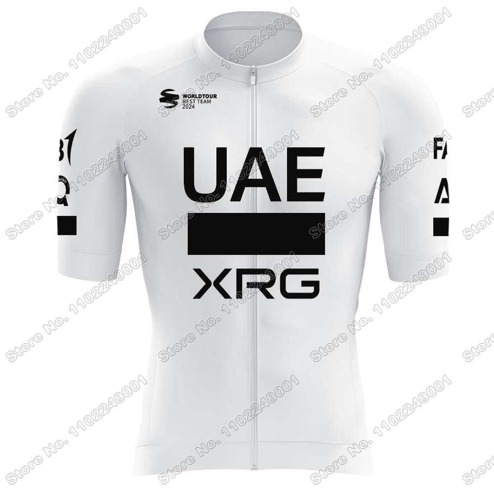 Weißes Team Fahrradtrikot Set Herren Fahrradbekleidung Sets Sommer Rennrad T-Shirts Anzug Fahrrad Trägerhosen MTB Trikot