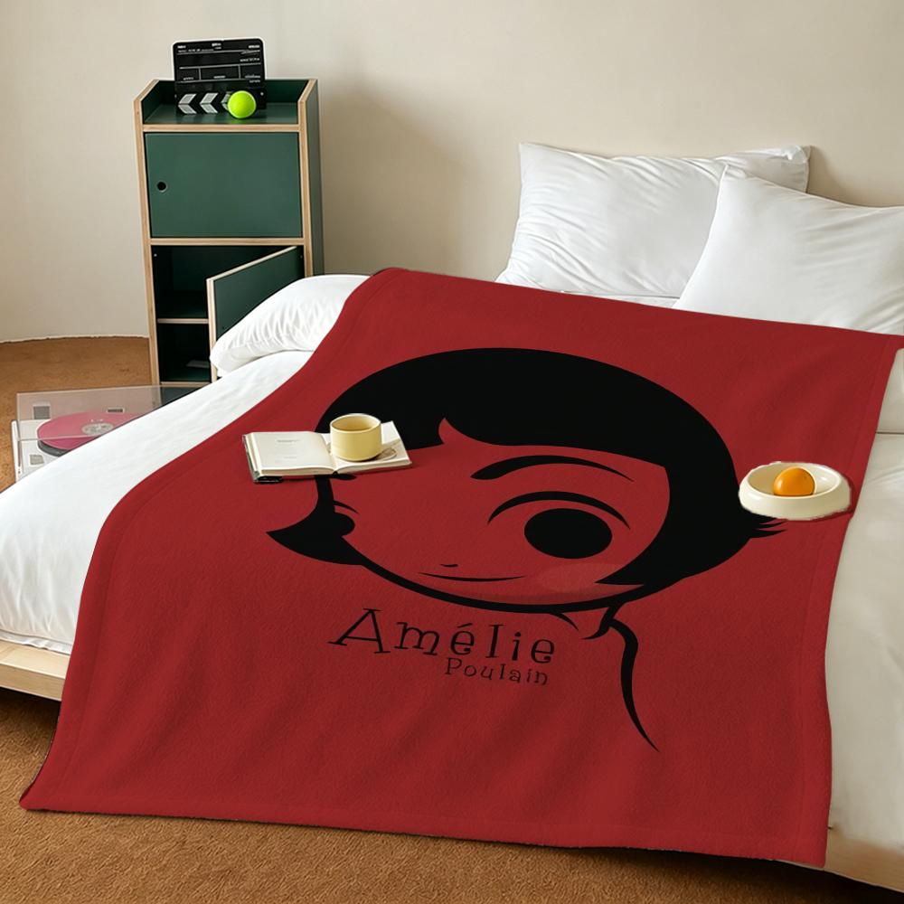 Movie A-Amelie Throw Blankets Soft Warm Flannel Blanket Bedding For Bed Living Room Home Sofa