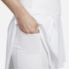 Nike Dri-FIT Advantage Solid Logo High-Waisted Comfortable Casual Skirt Women skirts White DX1133-100