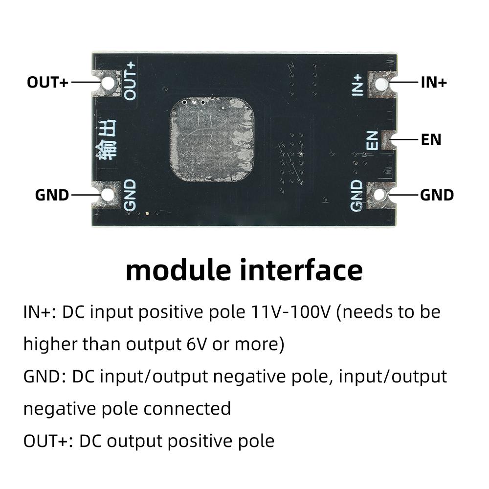 1PCS/5PCS DC 11 100V to 5V 12V 2.5A step down power module high efficiency DC converter with protection function