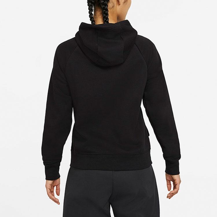 Nike Sweatshirts Women's Black Hooded Moderate Regular CZ8897-010