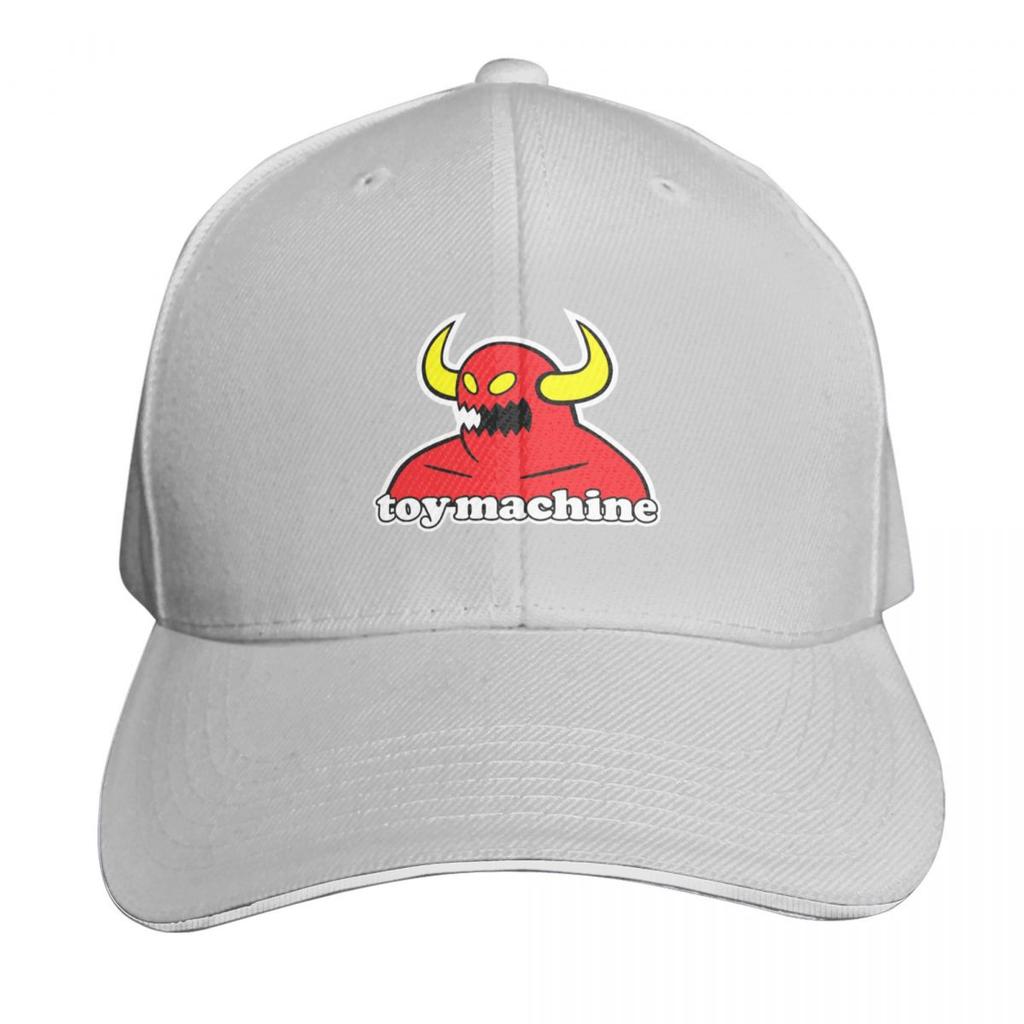 Toy machine logo Baseball Cap Big Size Hat Mountaineering Funny hats Snap Back Hat For Women Unisexs