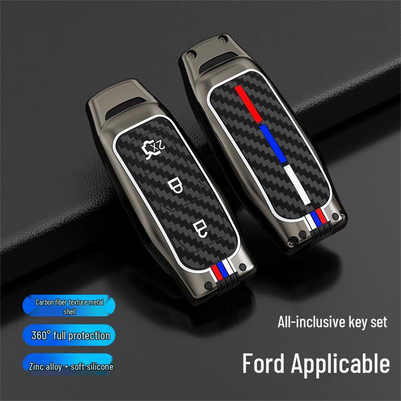 Compatible Key Case for Ford Edge 15/16/17/21, Mondeo, Everest, Plus Models