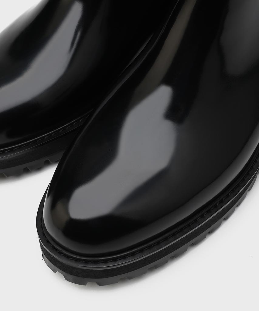 Firenze Atelier [Vibram] Round Toe Basic Chelsea Boots 9703 [Box Black]
