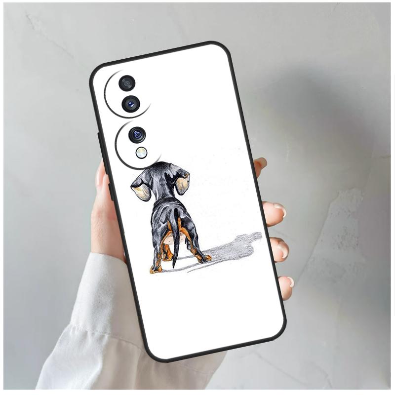 Dachshund Teckel Dackel Dog Case For Honor 90 Lite 50 70 Magic 5 6 Pro X6 X7 X8 X9 X6a X7a X8a X9a X9b X8b Cover Coque
