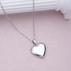 Love Heart Opening Photo Box Pendant Necklace