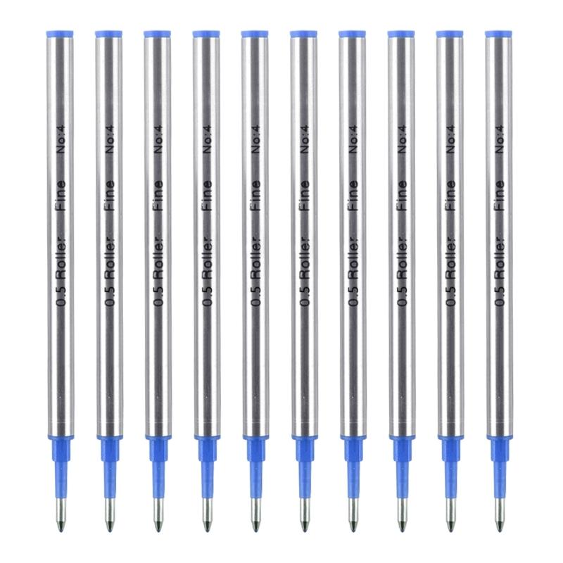 10Pcs Replacement Ballpoint Pen Refills Metal Ballpoint Refill Universal Pen Refills 0.5mm OR 0.7mm For Daily Writing