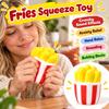 Sound Effects Crackling Fries Squishy Toy Crunchy Realistic Food Pinch  for Kids Adults