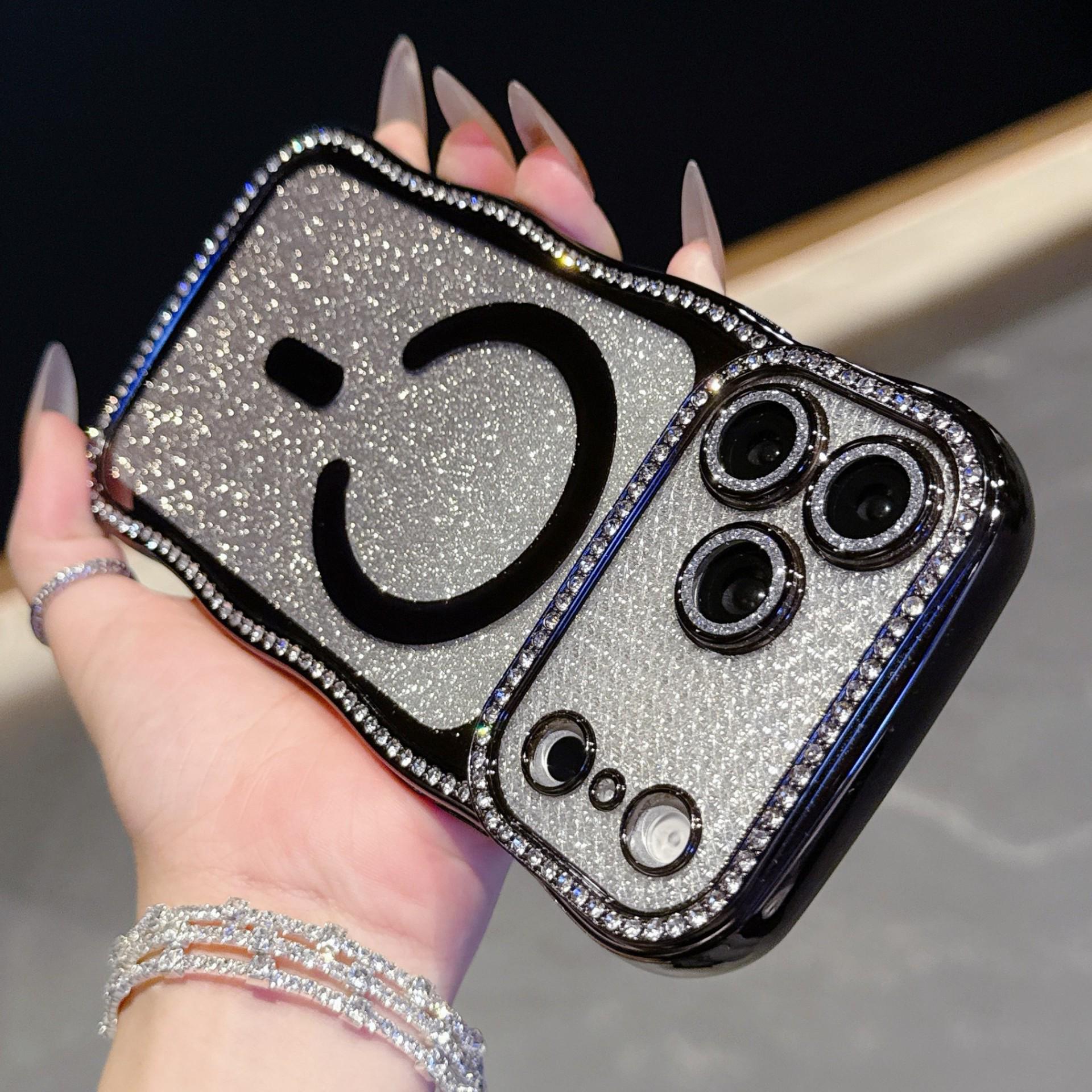 

Star Diamond Gradient Glitter Magnetic Protective Case for iPhone 17 - Full Coverage with Electroplated Wave Pattern. iPhone 16 Pro Max